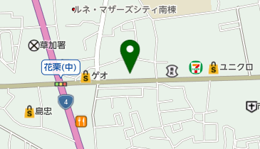 コインランドリーピエロ 293号 花栗店の地図画像