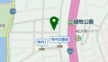 河野裕衣バレエスタジオの地図画像