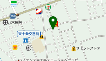 足道楽 東十条店の地図画像