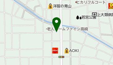パーソナルトレーニングジムREAL WORKOUT(リアルワークアウト) 高崎店の地図画像