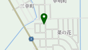 はくさん なのはな接骨院の地図画像