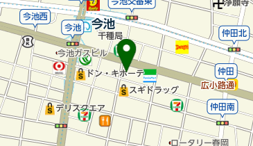 クラブナ-ジ音楽教室 今池教室の地図画像