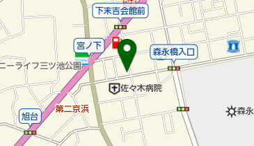 コインランドリー/ピエロ 306号下末吉1丁目店の地図画像