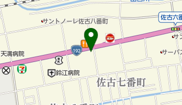 焼そば専門店 突貫亭 佐古店の地図画像