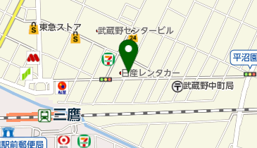 ECC個別指導塾ベストワン 三鷹校の地図画像