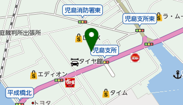 美容プラ-ジュ 児島店の地図画像