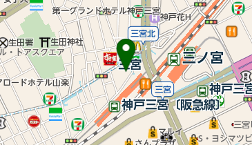 あいプロ 三宮駅前店の地図画像