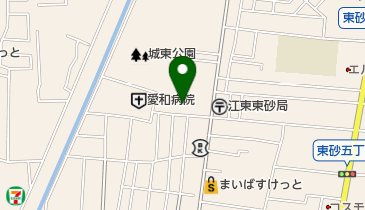 書に恋くらぶ東砂の地図画像
