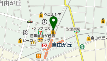 iPhone(アイフォン)修理のクイック 自由が丘店の地図画像