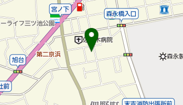 心理カウンセリングとまり木の地図画像