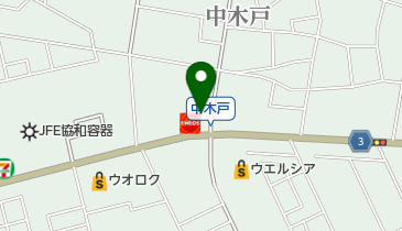 大型コインランドリーデポ 中木戸店の地図画像