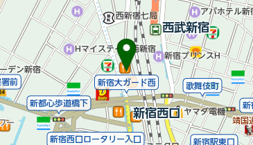 東京言語学院 新宿校の地図画像