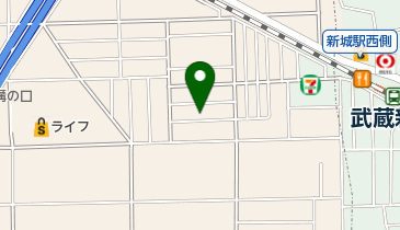 コインランドリー/ピエロ 348号新作店の地図画像