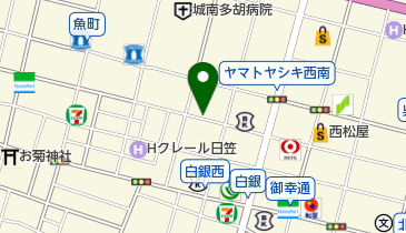 スナック あお木の地図画像