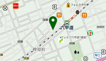 酒肴 楽の地図画像