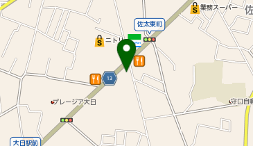 家族葬 千の風 守口大日ホールの地図画像