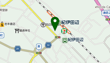 カラオケボックスチェリーチェリー 田辺店の地図画像