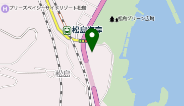 宮城県松島離宮の地図画像