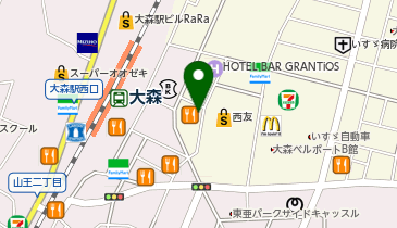 森の家の地図画像