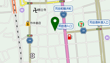 楽々整骨院の地図画像