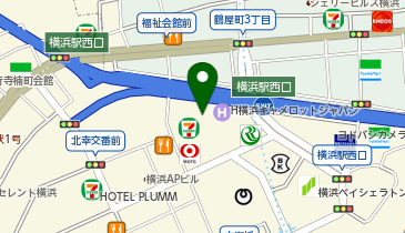 結婚相談所ツヴァイ横浜の地図画像