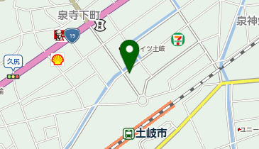 土岐市訪問整体めぐりん堂の地図画像