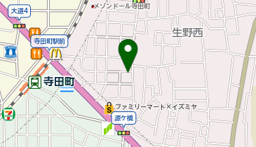 コインランドリー/ピエロ 386号生野西店の地図画像