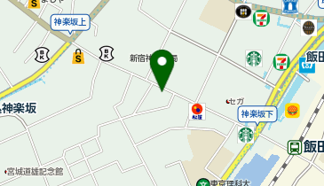 魚串 さくらさく 神楽坂本店（串揚げ/串かつ料理）周辺の癒し 
