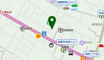 船橋本町はりきゅう院の地図画像