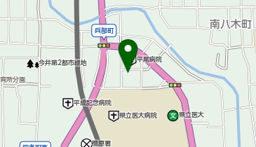 三つ柱治療院の地図画像