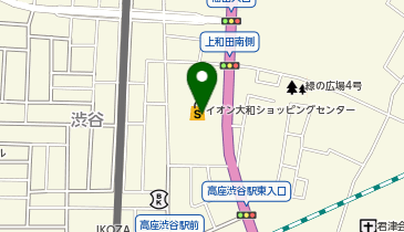 ジュエルカフェ イオン大和店の地図画像