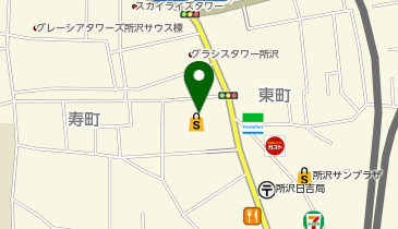 大きいサイズの専門店 サカゼン所沢店の地図画像