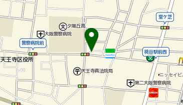 株式会社銭辰堂 愛ホール夕陽丘の地図画像