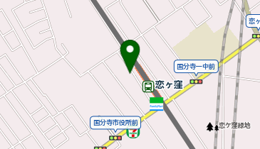 恋ヶ窪整体院の地図画像