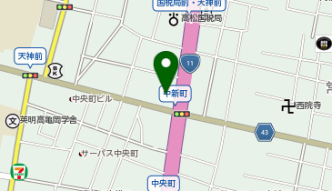 ワンストップビジネスセンター 高松店の地図画像