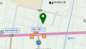 深谷熊谷茶道花道教室の地図画像