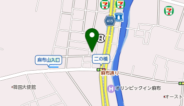 THE PERSONAL GYM麻布十番ANNEX店の地図画像