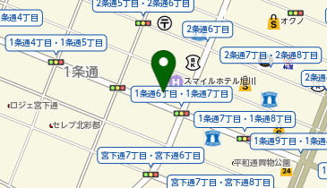 さくらビューティークリニック 旭川院の地図画像