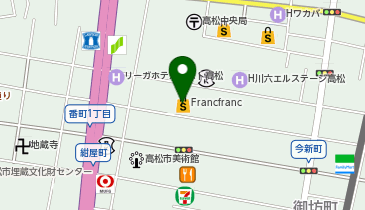 さくらビューティークリニック 高松院の地図画像