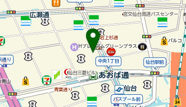 チケットプラザの地図画像