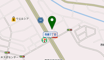 しらい接骨院の地図画像