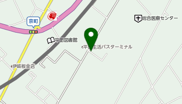 手もみ屋海らくの地図画像
