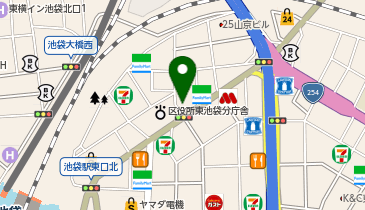 セルフ脱毛サロン ハイジ池袋東口店の地図画像