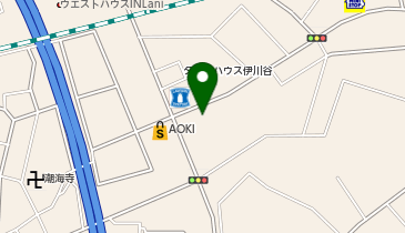 大型コインランドリー 洗いぐまの地図画像