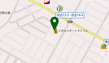 アルファロジック トライアル伏古店の地図画像