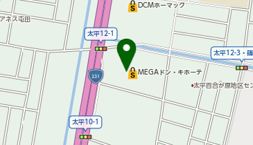アルファロジック MEGAドンキホーテ篠路店の地図画像