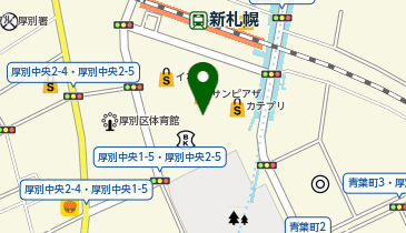 アルファロジック カテプリ新札幌店の地図画像