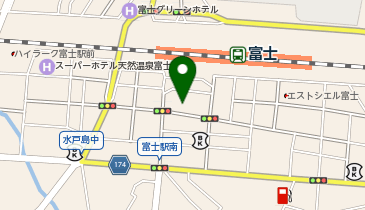 富士山するがテラスの地図画像