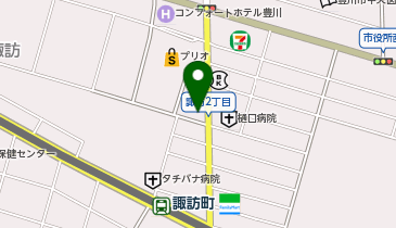 やまもと整体院の地図画像