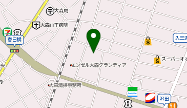 株式会社インソース 大森スタジオの地図画像